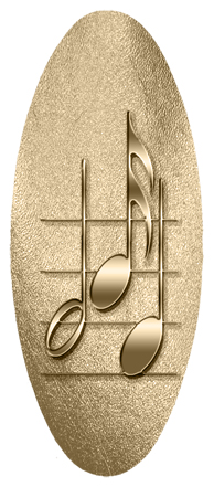 Music Notes Bronze